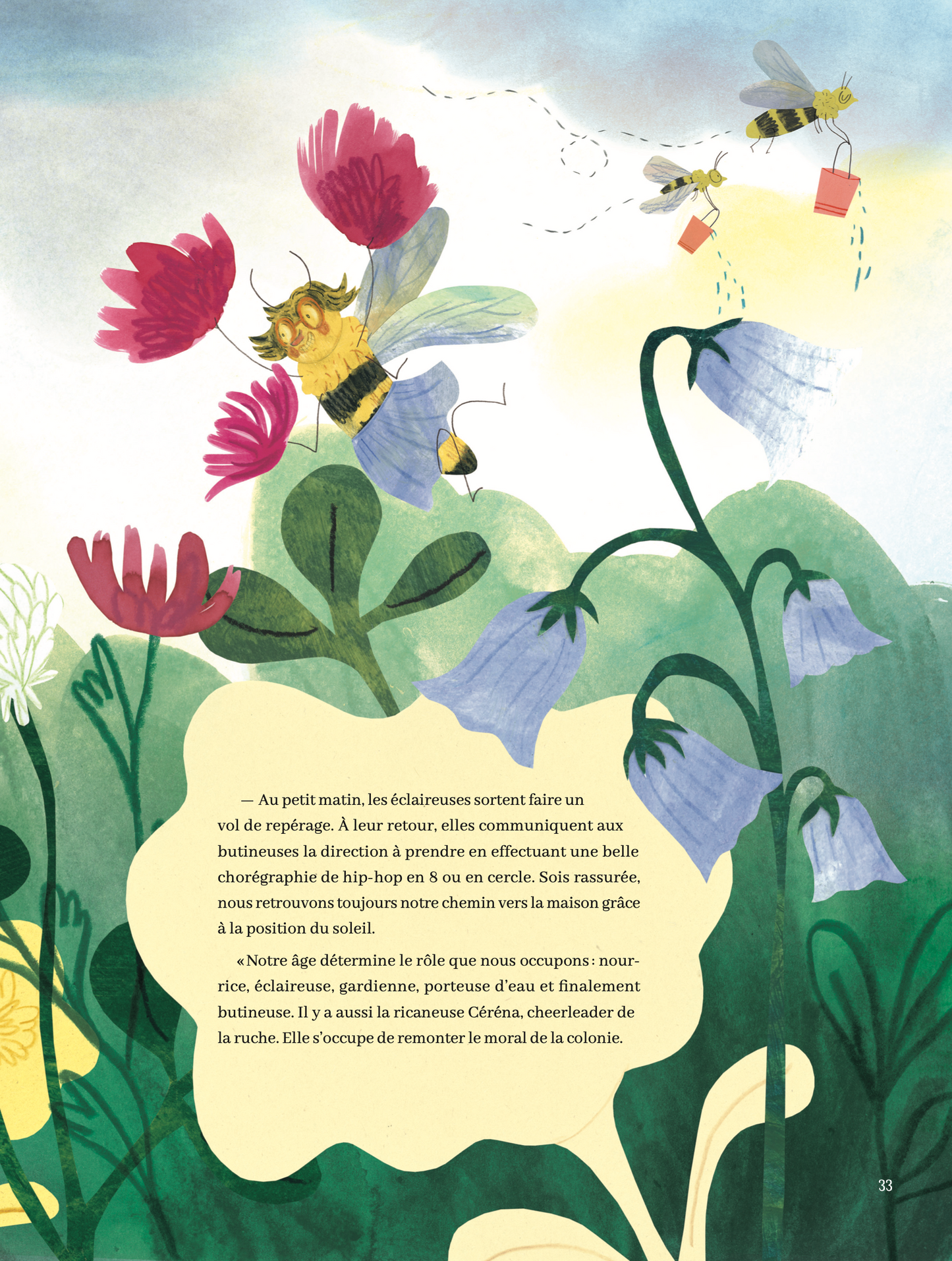 Reine Melliféra et la vie des abeilles